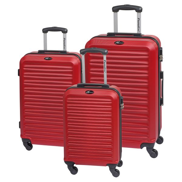 Trolley Set HAVANNA 3-tlg. rot